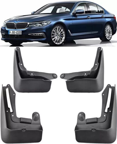 New Front & Rear Splash Guards Mud Flaps FOR 2017-2023 BMW 5 Series Sedan