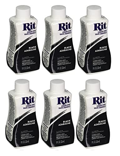 Tinte líquido para tela Rit Dye, negro 8 oz (paquete de 6) - Imagen 1 de 1