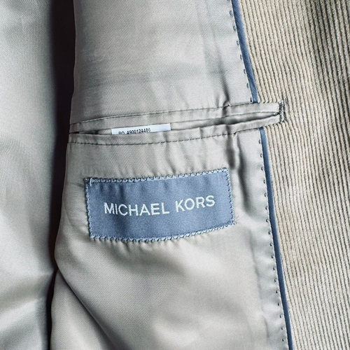 Michael Kors Cord Blazer Herren 42 L lang hellbraun braun klassisch Academia Freizeit - Bild 5 von 15