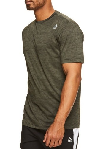 Reebok Herren Performance Shirt Rosin Heather Workout Training T Gr. M, L Grün - Bild 3 von 4
