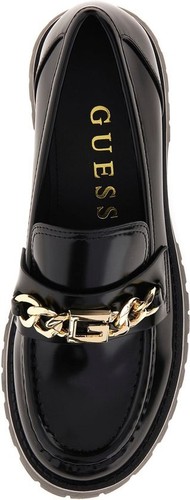 GUESS FLTALMELE14 Almosty College Halbschuh Schuhe Fashion Leder Schwarz - Bild 2 von 3