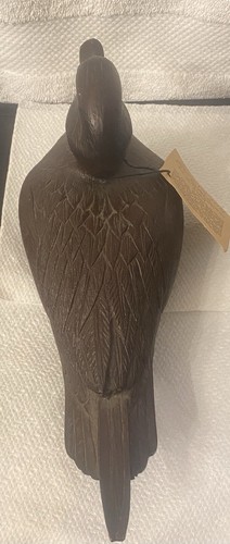 Phase IV Concept Wood Cast Duck Decoy Figure Pecan Shell Wood Statue - Picture 2 of 6
