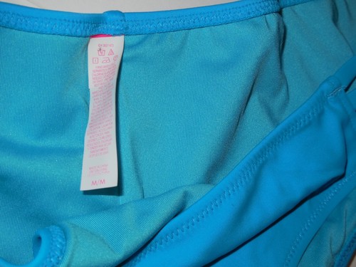 New Victoria's Secret strappy side bikini bottom Size Medium - Aqua - Picture 3 of 3