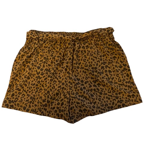 Pantalones cortos con cinturón de leopardo extra grande de New Day Woman - Imagen 2 de 8