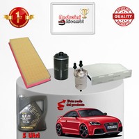 Inspektionskit Filter Und ÖL Audi Tt II 1.8 Tfsi 118KW 160CV Von 2008->