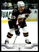 2001-02 Upper Deck #11 Jeff Odgers Atlanta Thrashers Hockey Card