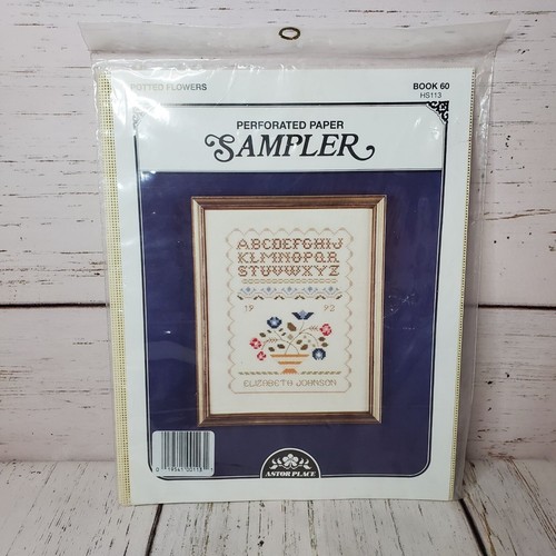 ASTOR PLACE Lochpapier Musterset Buch 60 HS113 TOPFBLUMEN Design - Bild 1 von 8