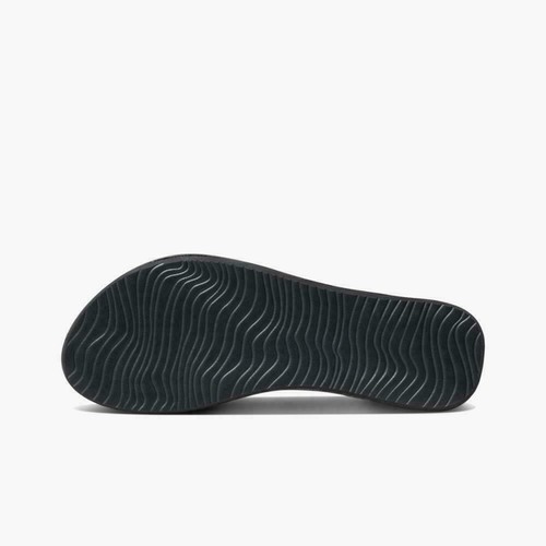 Women Reef Cushion Bounce Slim Flip Flop Sandal RF0A39U6 Black 100% Original New - Picture 4 of 6