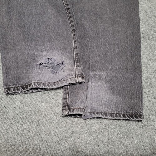 Vtg Levis 501 Jeans 33x30 Black Distressed Dominican Republic Button Front - Picture 4 of 15