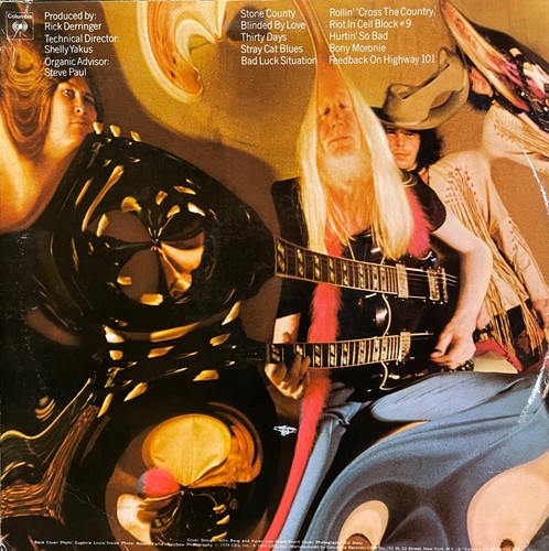 Johnny Winter "Saints & Sinners" LP - Rick Derringer Producer - 1974 Columbia - Bild 2 von 4