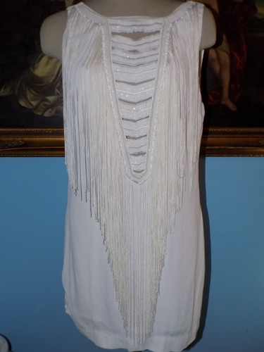Free People weißes Wärme Fransen Kleid - $ 400 unverbindliche Preisempfehlung des Herstellers - Bild 2 von 3
