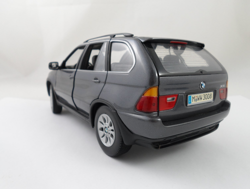 BMW X5 1:18 Kyosho E53 grigio modellino auto model car SUV 1/18 - Foto 4 di 10