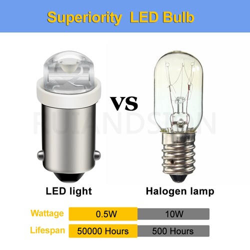 BA9S LED Bulb Chandelier Garden Lamp6-220V White/WarmWhite/Yellow/Red/Blue/Green - Picture 11 of 13