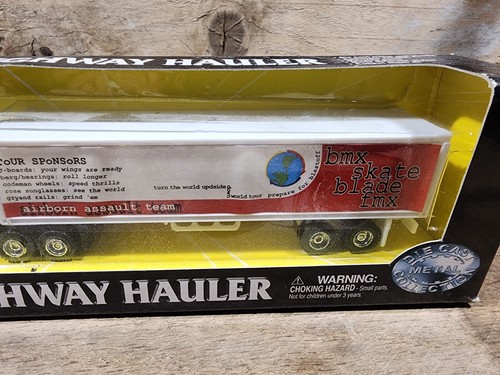 Vintage Maisto Highway Hauler "BMX Skate Blade FMX" Diecast Semi Truck &Trailer - Picture 3 of 5