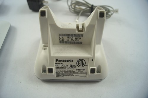 LOT (3) PANASONIC KX-TGC220 Handsets w Answering Machine Chargers Works B333 - Picture 5 of 6