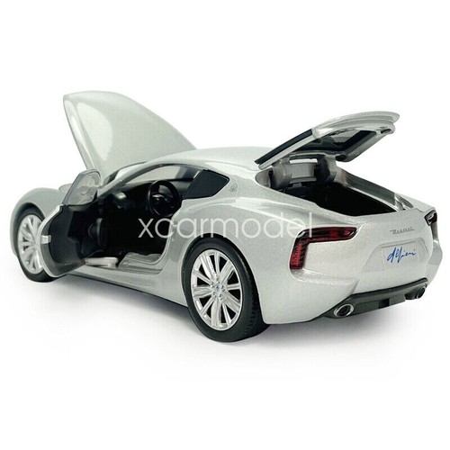 1:32 Maserati Alfieri Model Car Diecast Toy Cars Toys for Boys Kids Gifts Silver - Picture 21 of 24