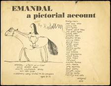 1978 EMANDAL: A PICTORIAL ACCOUNT CALENDAR, CHILDRENS CAMP, WILLITS, CALIFORNIA