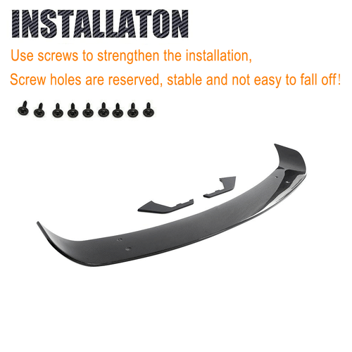 Fit For Porsche Taycan Base 4S 2019-25 REAL CARBON Rear Trunk Spoiler Boot Wing - Picture 10 of 12