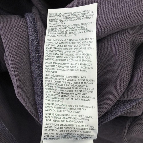 Maison Margiela sweatshirt S51GU0129S24650392XS cotton Purple NEW mens #XS - Picture 7 of 7