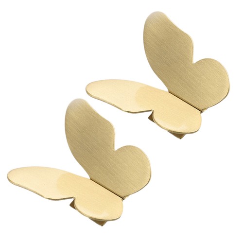 2 Pairs Drawer Knobs Replacement Butterfly Door Pulls Metal Drawer Knob - Bild 4 von 12