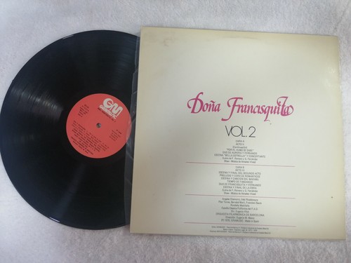 Doña Francisquita Vol. 2 Vinyl Ines Rivadeneira Pilar Torres Angeles Chamorro - Picture 2 of 2
