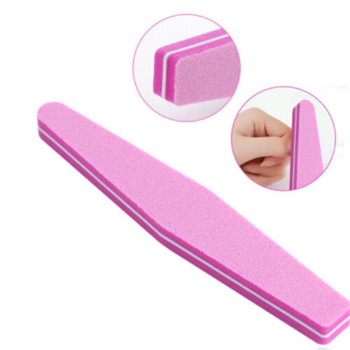 Professional Crystal Glass Stainless Steel Double Sided Nail Files Grit Acrylic - Picture 79 of 91