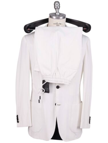 NUEVO TRAJE KITON KNT CON PANTALONES CORTOS PA ELASTANE 38 US 48 EU R8 TS118 - Imagen 4 de 8