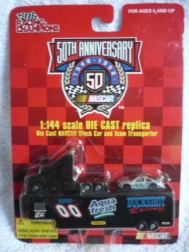 3-50TH ANNIVERSARY NASCAR 1948-1998 DIE CAST STOCK CAR & TEAM TRANSPORTER - Bild 4 von 8
