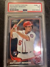Anthony Rendon 2013 Topps Chrome Update #MB-5 RC Rookie PSA 7 NM Nationals Card