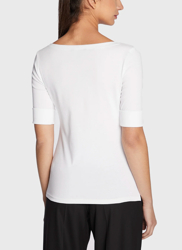 Lauren Ralph Lauren Judy Boat Neck Shirt Soft Cotton Top Blouse T-shirt New M - Picture 21 of 24
