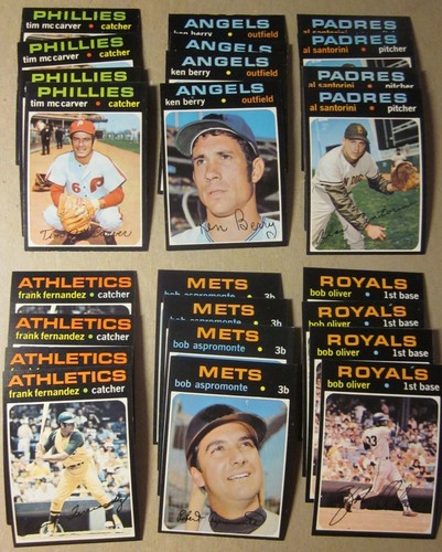 1971 Topps Baseball- Pick Choose Finish Your Set (#1-752) - NM, Ex-Mt - Picture 92 of 140