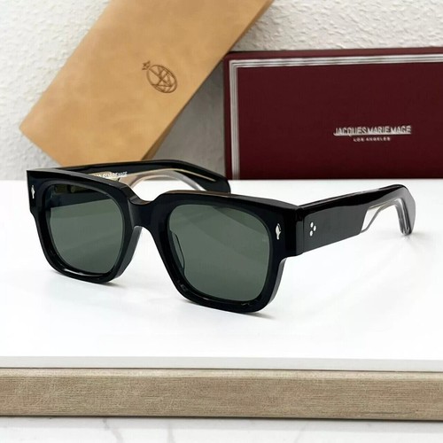 JACQUES MARIE MAGE ENZO Handcrafted Square Sunglasses Unisex - Black Blue 51□23- - Picture 3 of 39