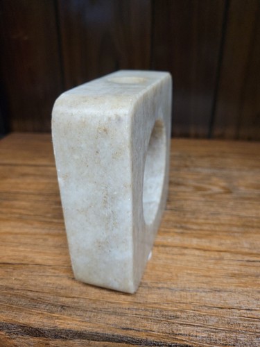 Bloomingville Square Stone Taper Holder AH1799 4.75 in - Picture 2 of 4