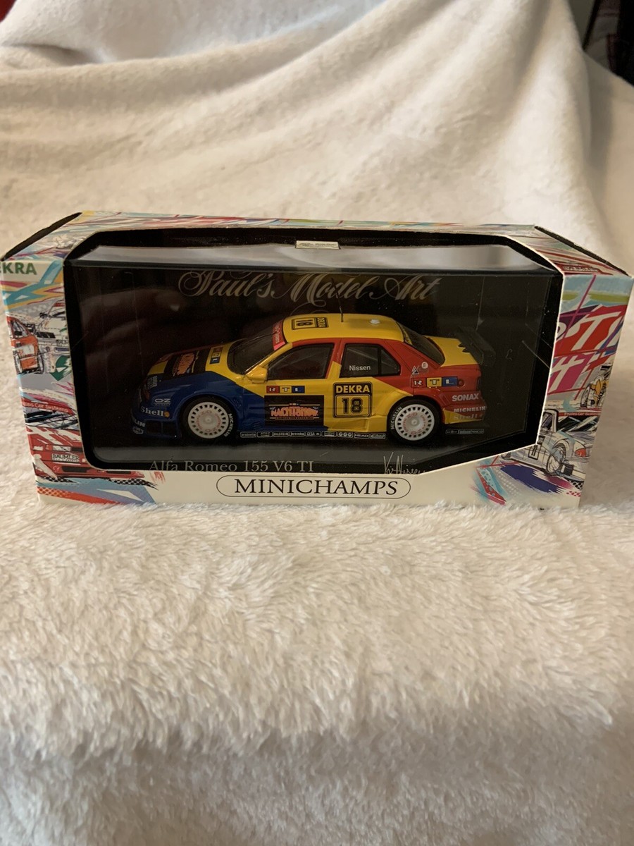 MINICHAMPSアルファロメオ 155ミニカー 1/18DTM 1:43 diecast Minichamps Alfa Romeo 155 V6 T1 #18, DTM 1994
