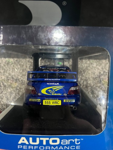 Autoart 1/18 Scale Diecast 80492 - Subaru Impreza WRC 2004 Solberg #1 Japan - Picture 4 of 5