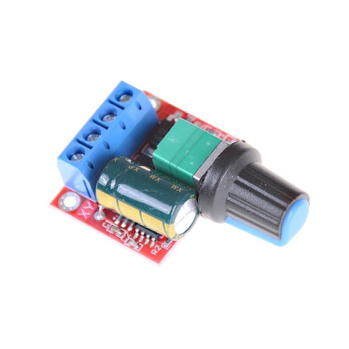 Mini DC Motor PWM Speed Controller 5A 4.5V-35V Speed Control Switch LED Dimm.h7 - Picture 2 of 6