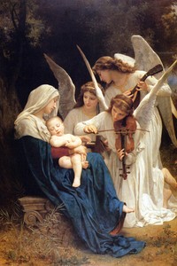 Song Of The Angels Violin To Mary And Baby Jesus Painting By Bouguereau Repro Ebay Song Of The Angels Violin To Mary And Baby Jesus Painting By Bouguereau Repro Ebay