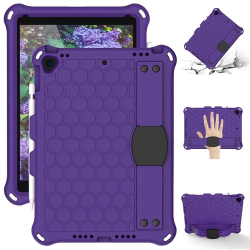 Rubber Stand Case Cover With Strap For iPad Mini Air Pro 1 2 3 4 5/6/7/8/9th Gen - Picture 58 of 84