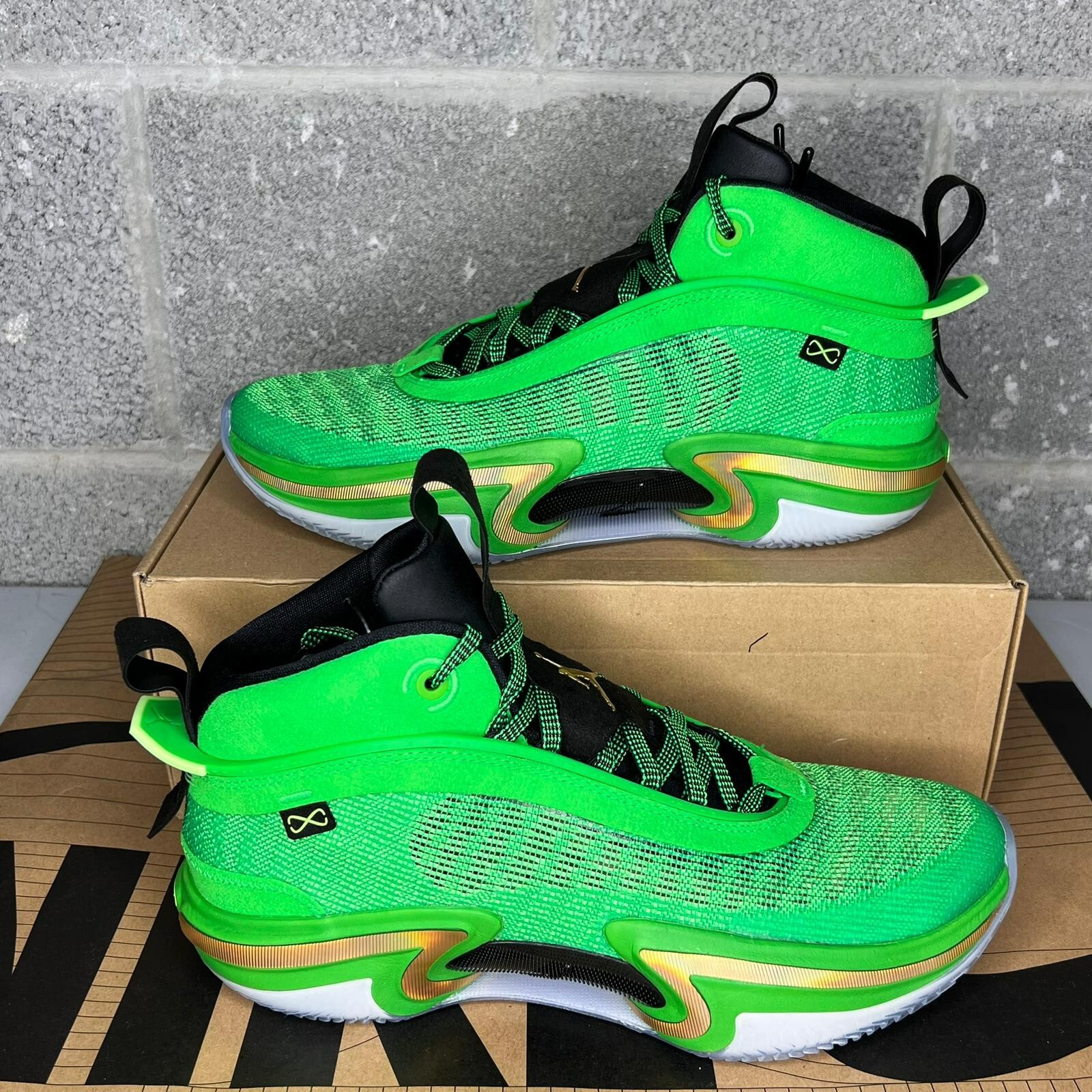 Nike Air Jordan XXXVI 36 Green Gold Celtics Basketball MEN'S 10.5 - CZ2650 300