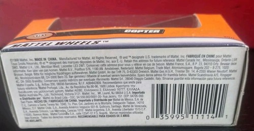 MATCHBOX SUPERFAST #55 COPTER 1998 - Bild 6 von 6