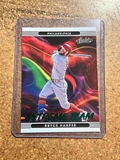 2022 Panini Absolute Baseball Extreme Team Green Parallel # ET-9 Bryce Harper