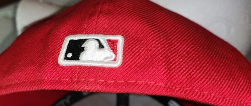 Milwaukee Brewers New Era 59FIFTY Fitted Hat 7 5/8 RED Embroidered Logo - Picture 8 of 11