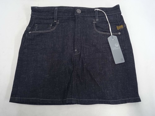 G-STAR RAW Ladies Dark Navy Blue Denim New Radar Mini Skirt Size 26 NEW - Picture 23 of 23