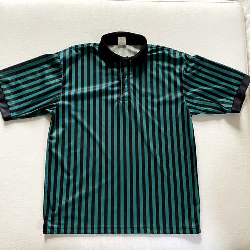 Vintage Lady Foot Locker Shirt Large Employee Uniform Rugby Jersey Rare Made USA