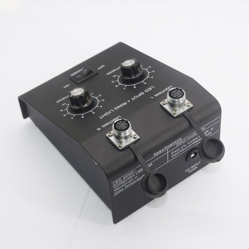 6W White Warm Blue Green Red UV Dual LED Gooseneck Flex Microscope Light Lamp - Picture 3 of 21