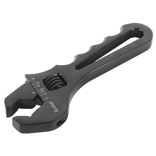 Labwork Adjustable Wrench Black Aluminum Tool Spanner For Hose End Fitting - Picture 2 of 13