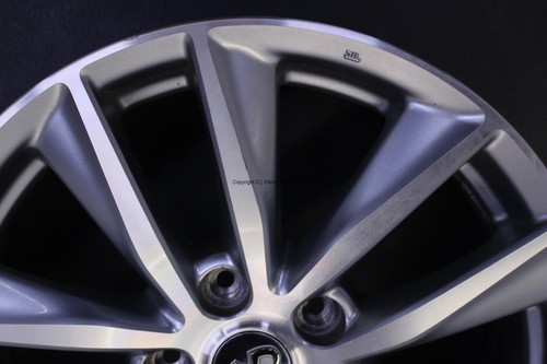 INFINITI Q50 16 - 21 ALLOY WHEEL RIM 17X7 - 1/2 5 V SPOKE MACHINE FINISH OEM #1 - Picture 5 of 14