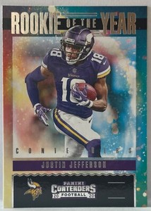 2020 Panini Contenders Rookie of the Year #RY-JUJ Justin Jefferson   F3