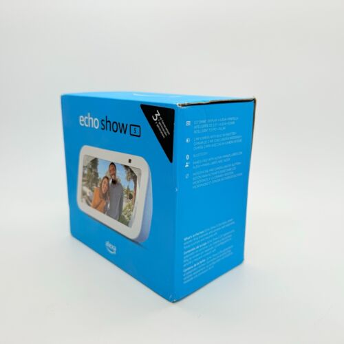 Amazon Echo Show 5 (3rd Gen) 5.5 Inch Smart Display with Alexa - Cloud Blue - Picture 3 of 6