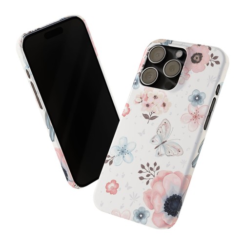Birds. Robin and Butterflies Slim Phone Cases - 第 7/67 張圖片